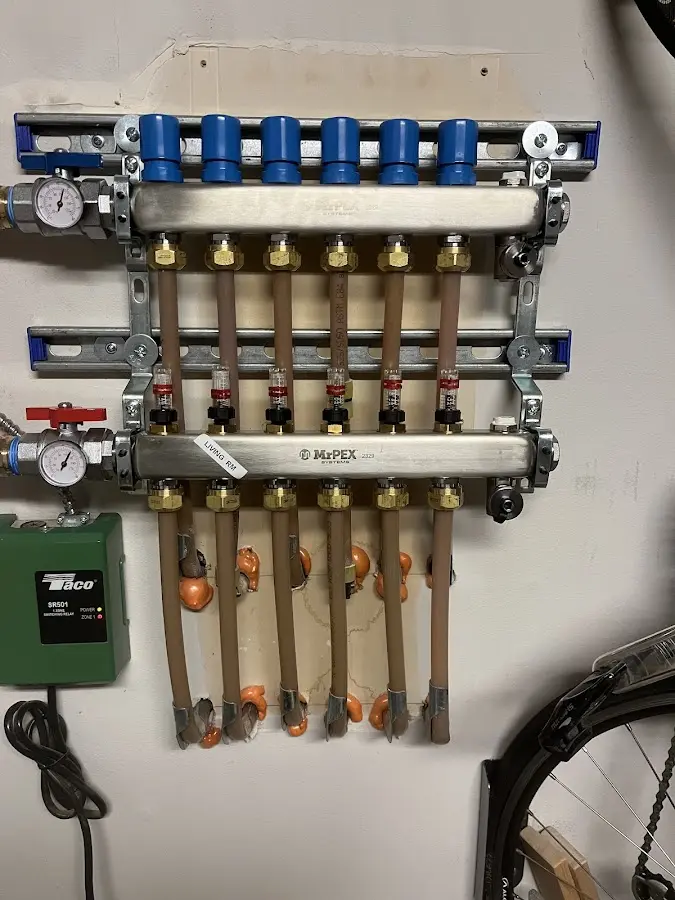 Plumber performing Leak Detection at a residential property in Creswell